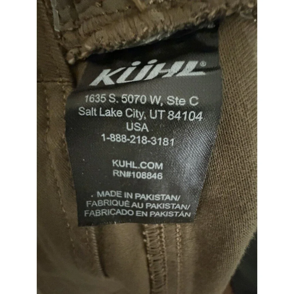 Kuhl Men's Revolt Jean Tapered Dark Khaki Color - Brand New w/ Tags Size 38 X 32